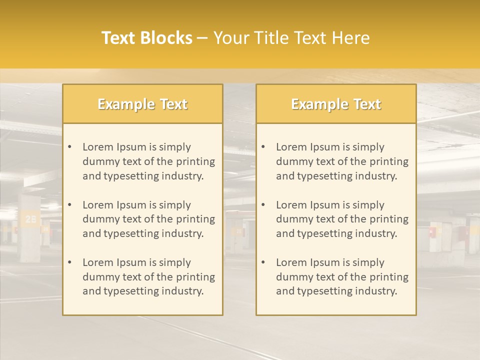 Structure Lamp Material PowerPoint Template