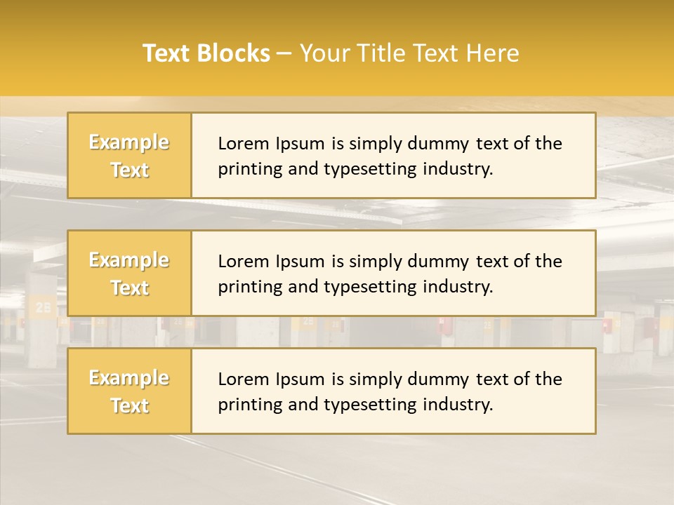 Structure Lamp Material PowerPoint Template
