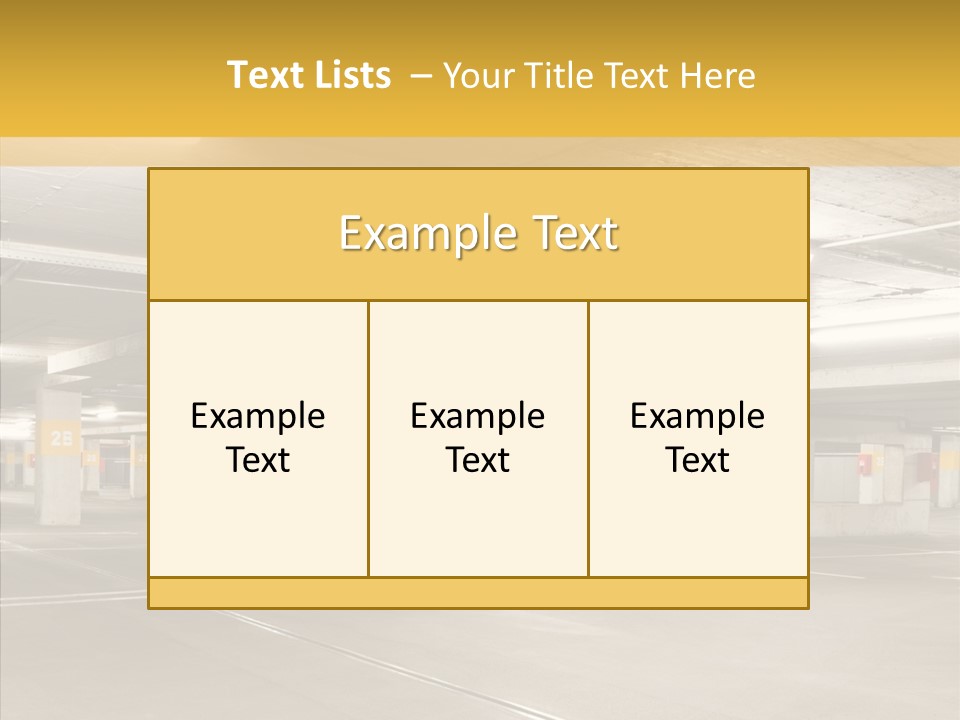 Structure Lamp Material PowerPoint Template