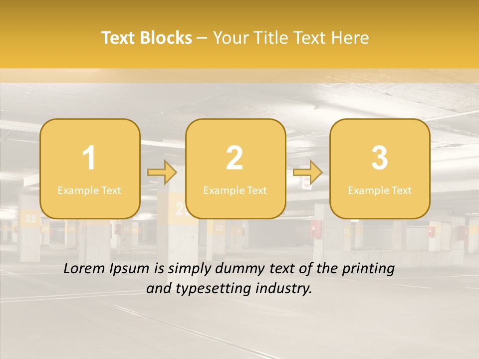 Structure Lamp Material PowerPoint Template