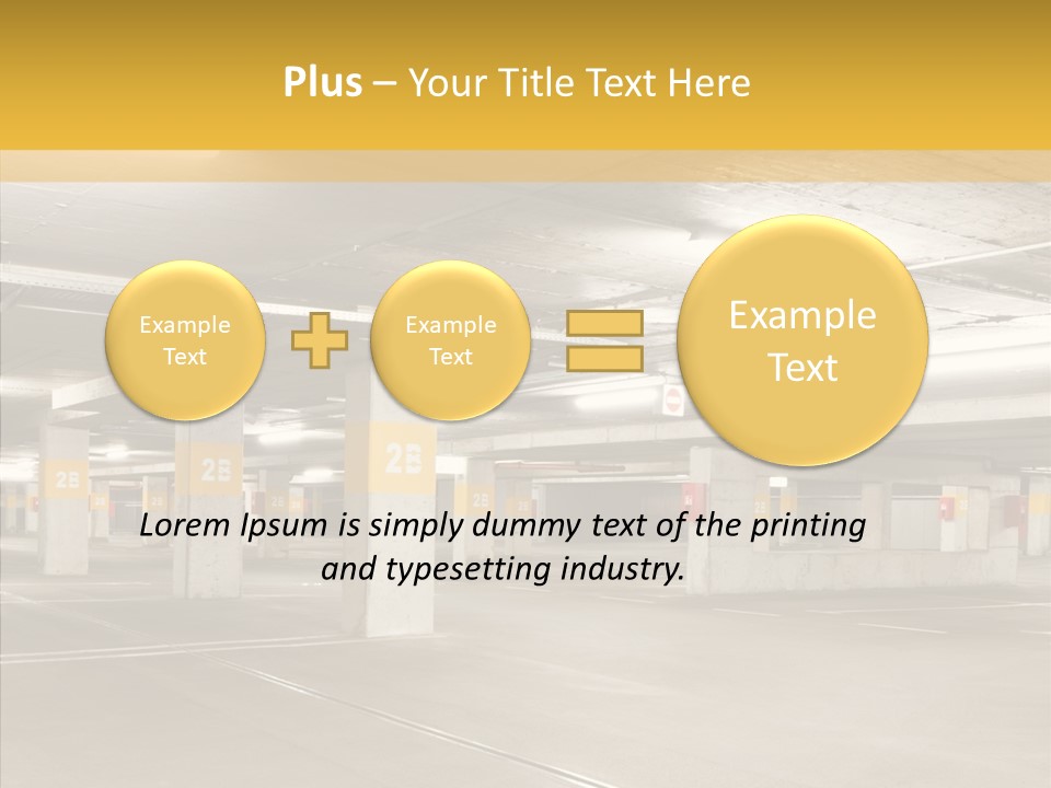 Structure Lamp Material PowerPoint Template