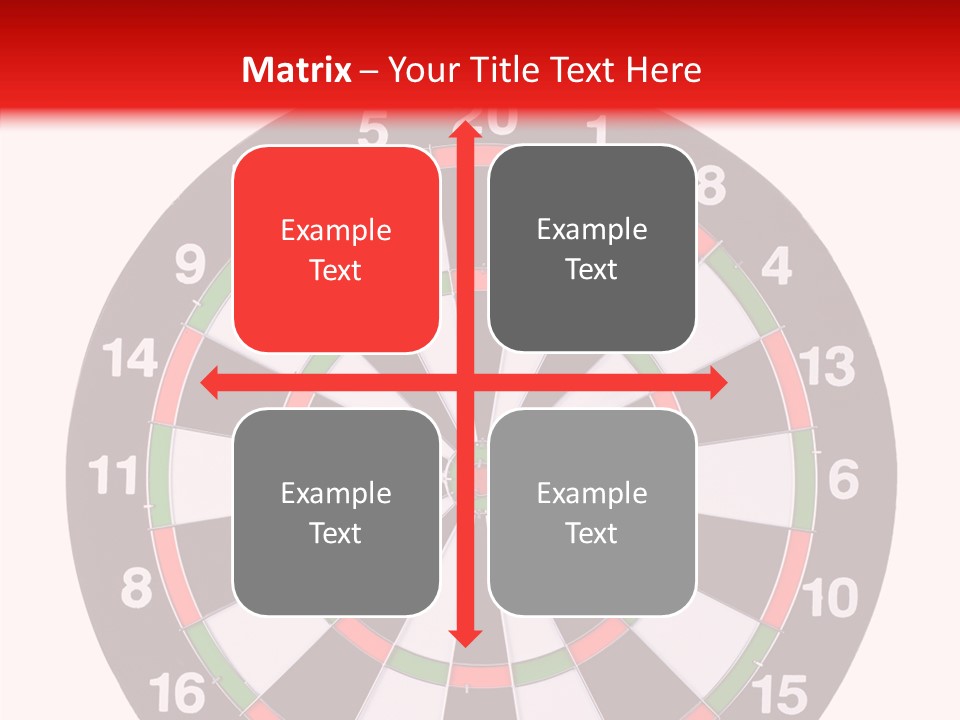 Shot Center Mark PowerPoint Template