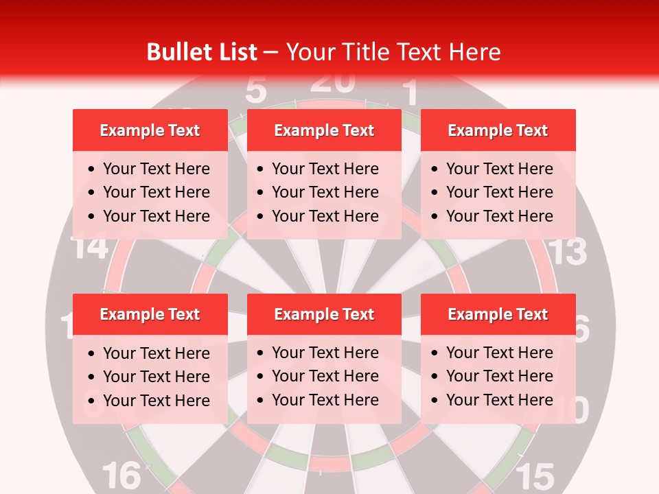 Shot Center Mark PowerPoint Template