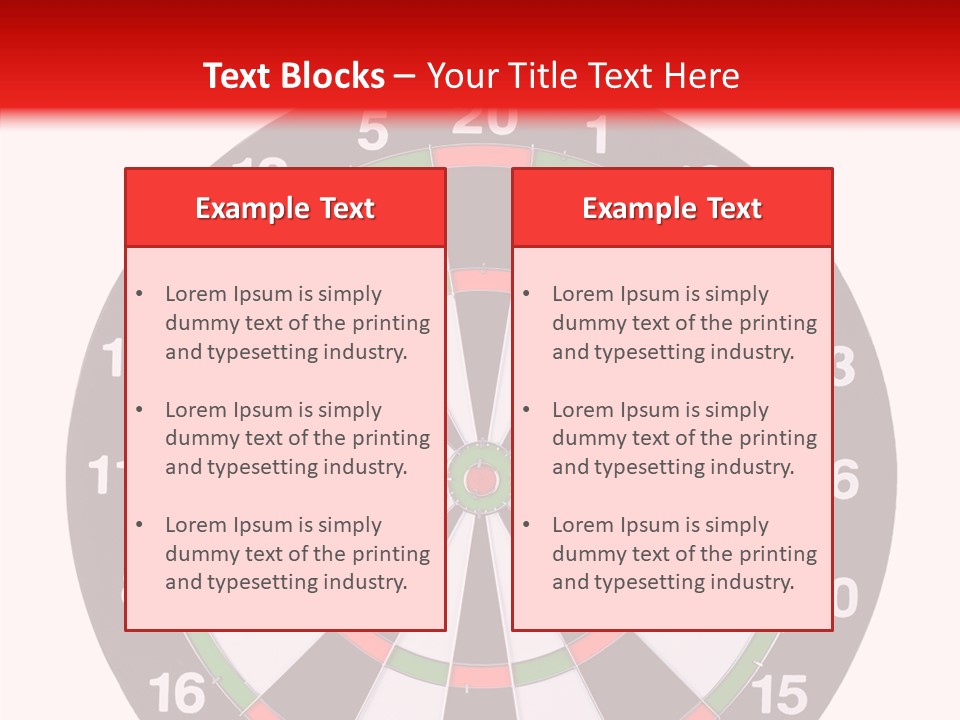 Shot Center Mark PowerPoint Template