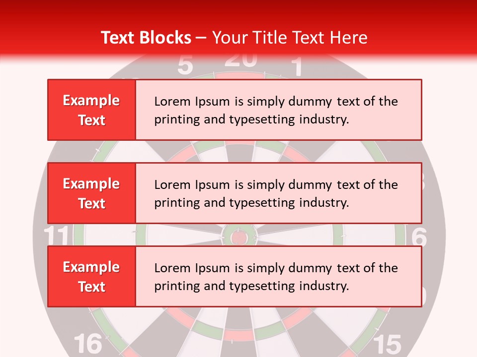 Shot Center Mark PowerPoint Template