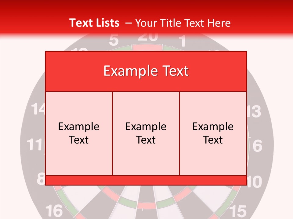 Shot Center Mark PowerPoint Template