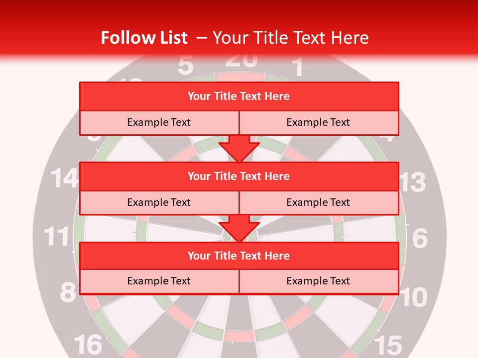 Shot Center Mark PowerPoint Template