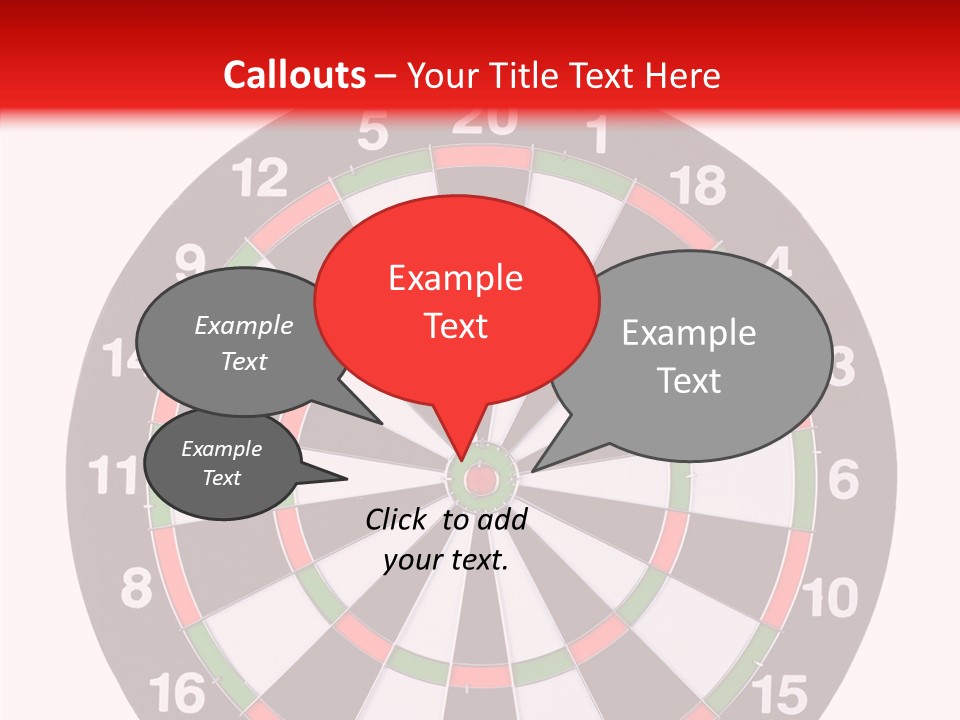 Shot Center Mark PowerPoint Template