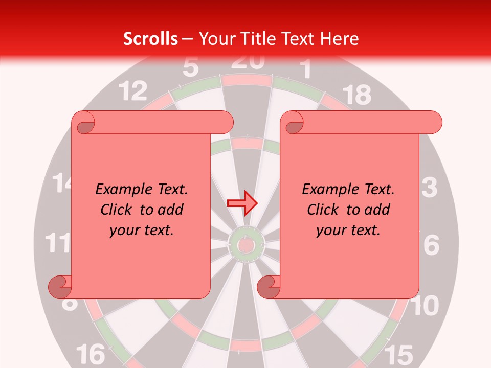 Shot Center Mark PowerPoint Template