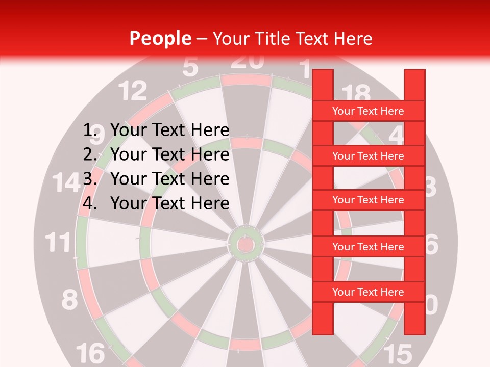 Shot Center Mark PowerPoint Template