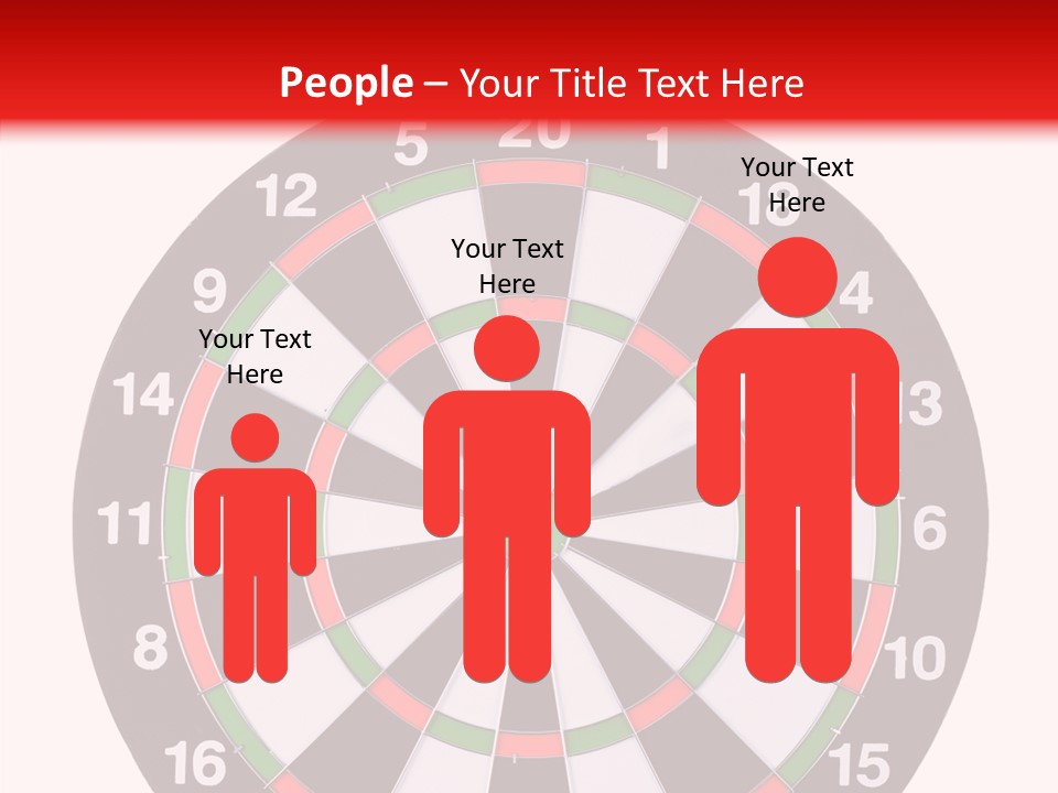 Shot Center Mark PowerPoint Template