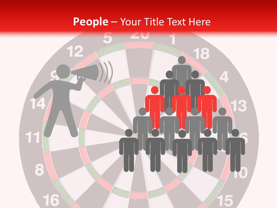 Shot Center Mark PowerPoint Template