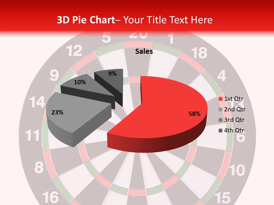 Shot Center Mark PowerPoint Template