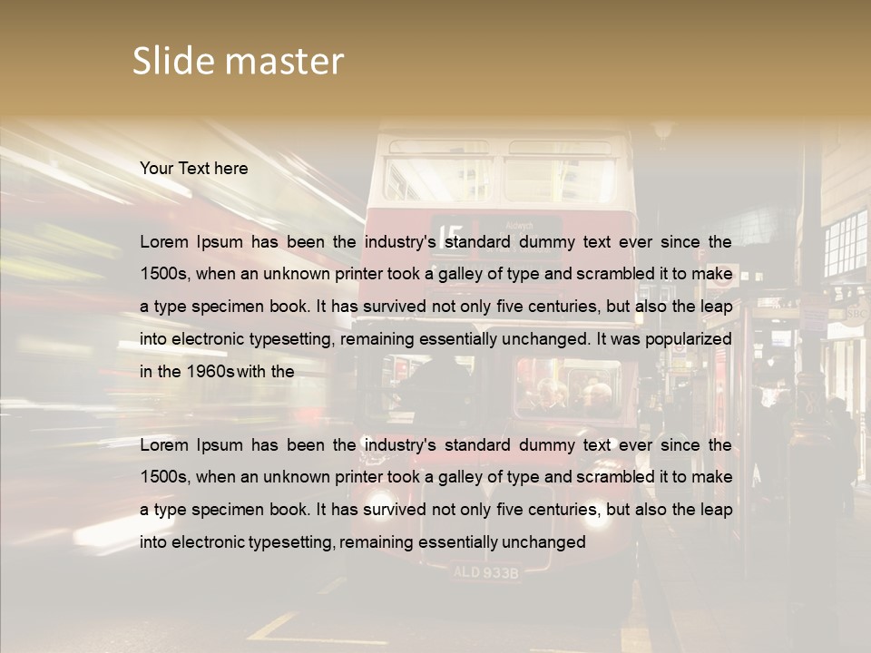 Iconic Europe Automobile PowerPoint Template