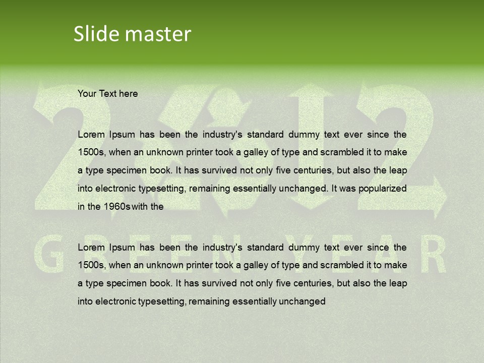 Environment Design Ecology PowerPoint Template