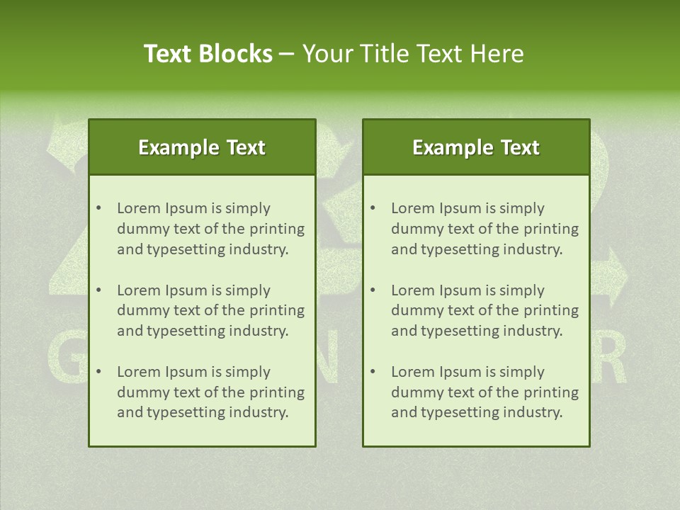 Environment Design Ecology PowerPoint Template