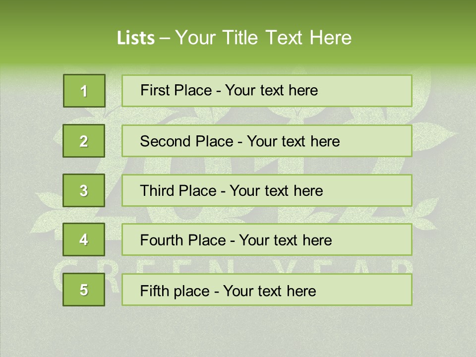 New Year Eve Abstract PowerPoint Template