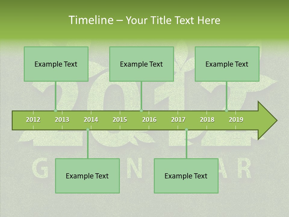 New Year Eve Abstract PowerPoint Template