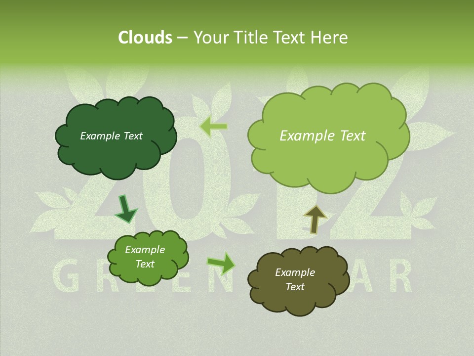 New Year Eve Abstract PowerPoint Template