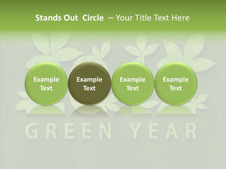 New Year Eve Abstract PowerPoint Template