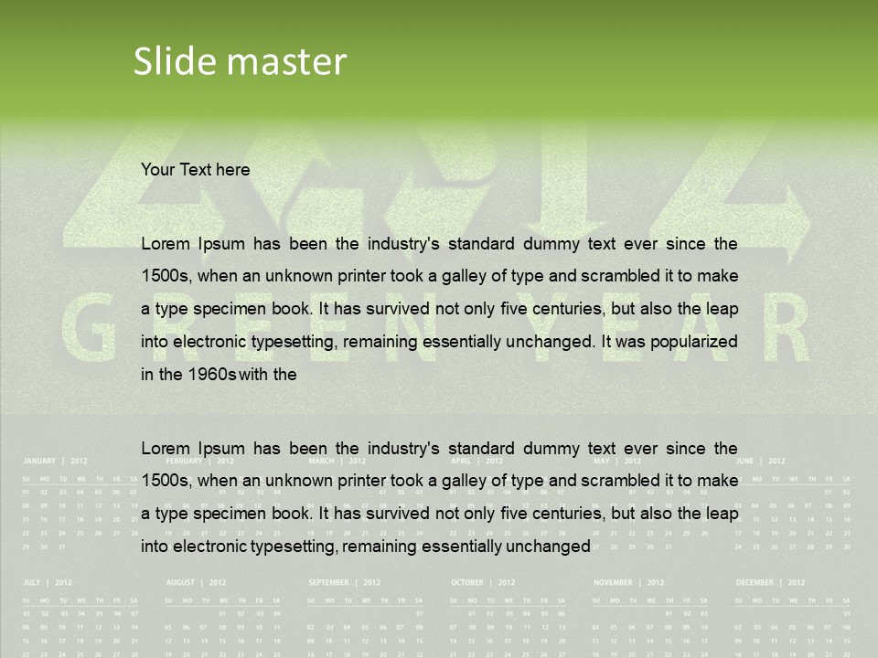 Event Year New PowerPoint Template