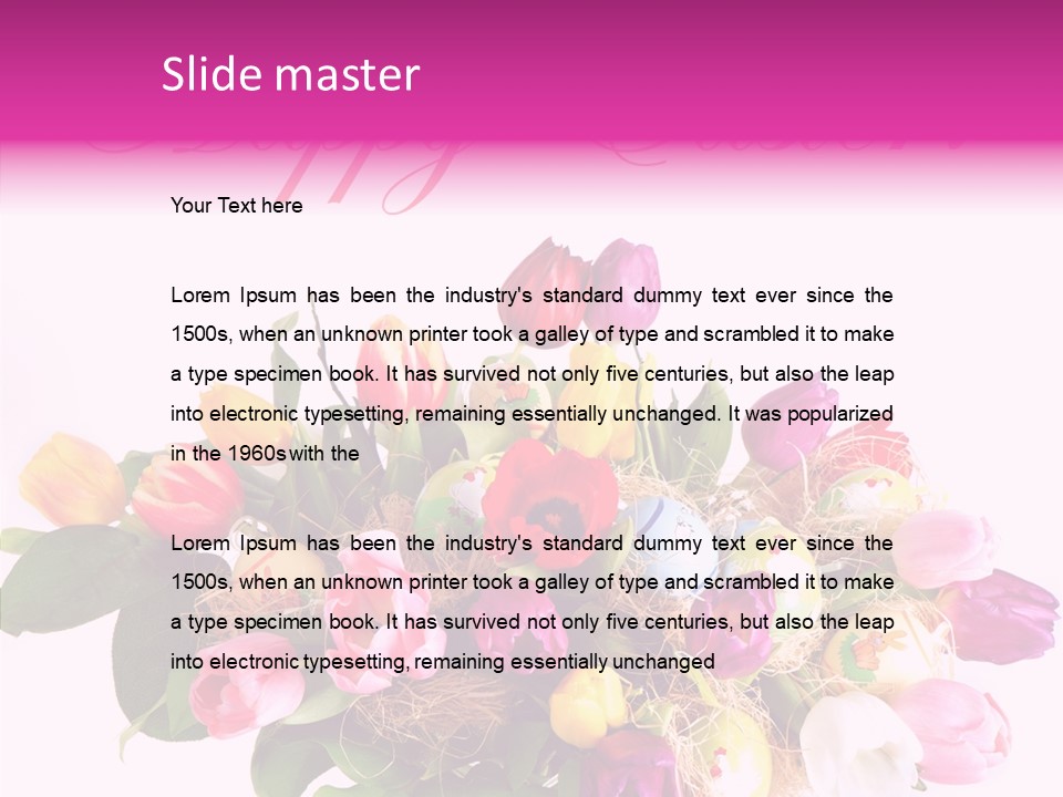 Mixture Yellow Love PowerPoint Template