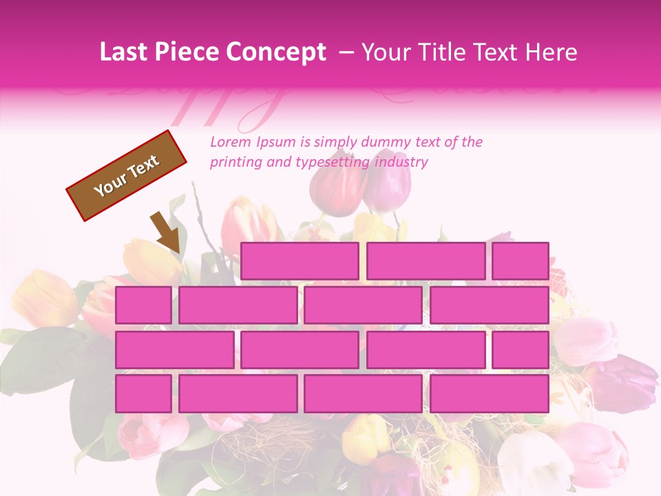 Mixture Yellow Love PowerPoint Template