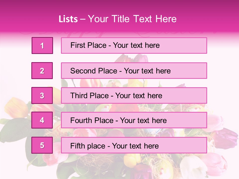 Mixture Yellow Love PowerPoint Template