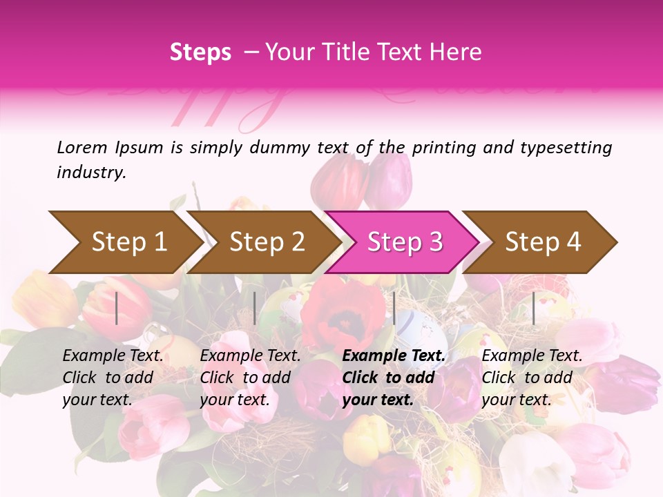 Mixture Yellow Love PowerPoint Template