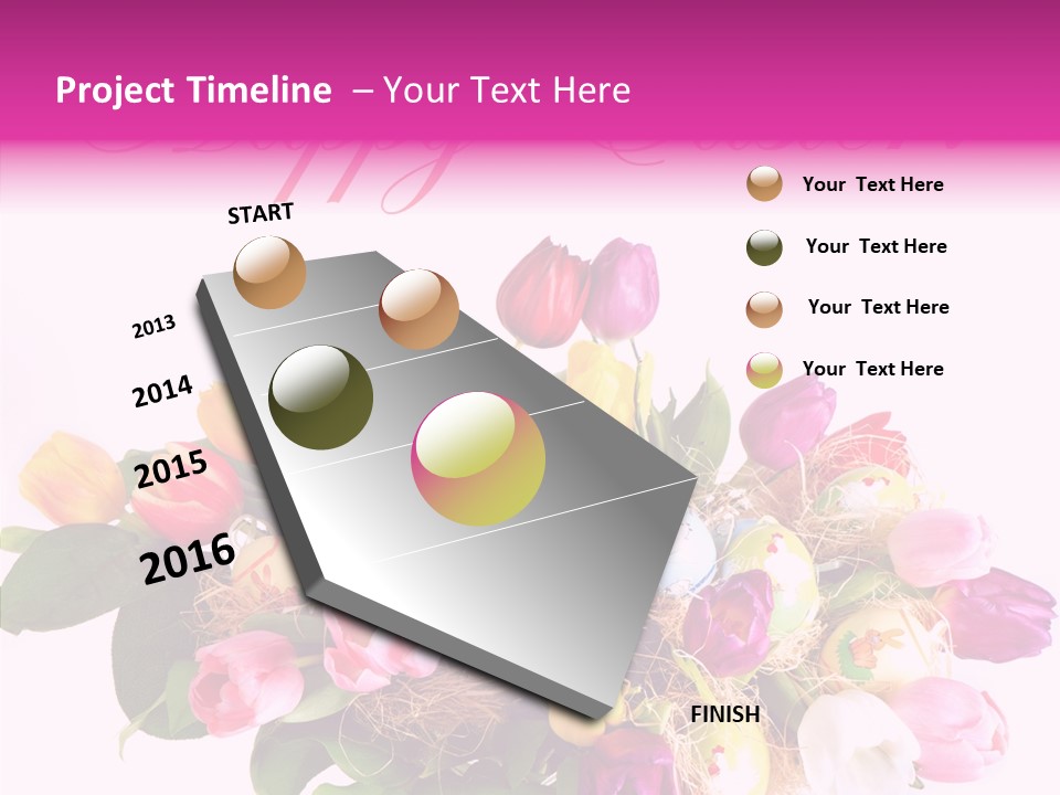 Mixture Yellow Love PowerPoint Template