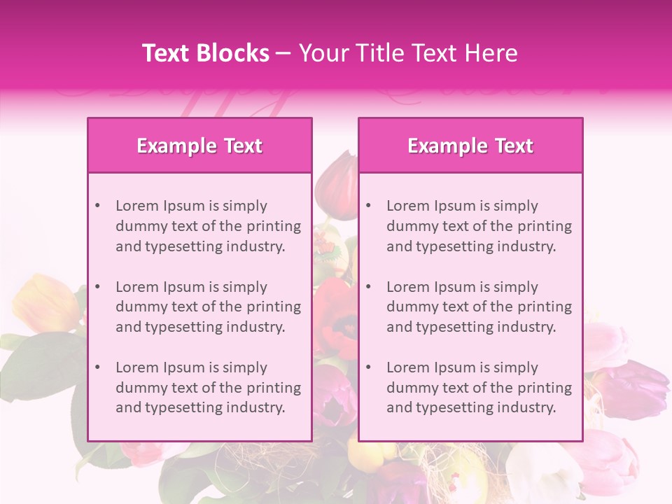 Mixture Yellow Love PowerPoint Template