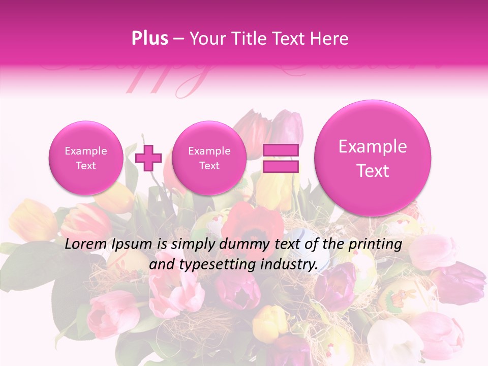 Mixture Yellow Love PowerPoint Template