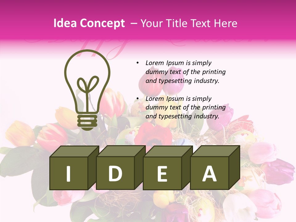 Mixture Yellow Love PowerPoint Template