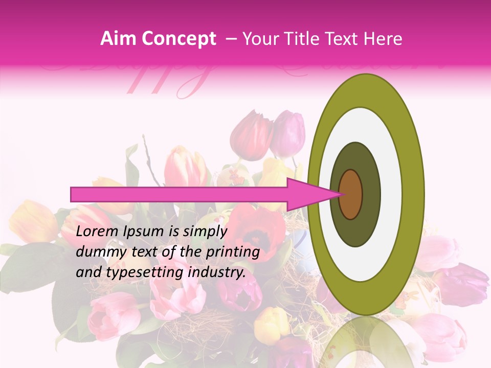 Mixture Yellow Love PowerPoint Template