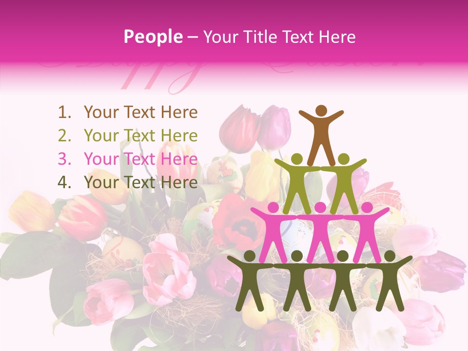 Mixture Yellow Love PowerPoint Template