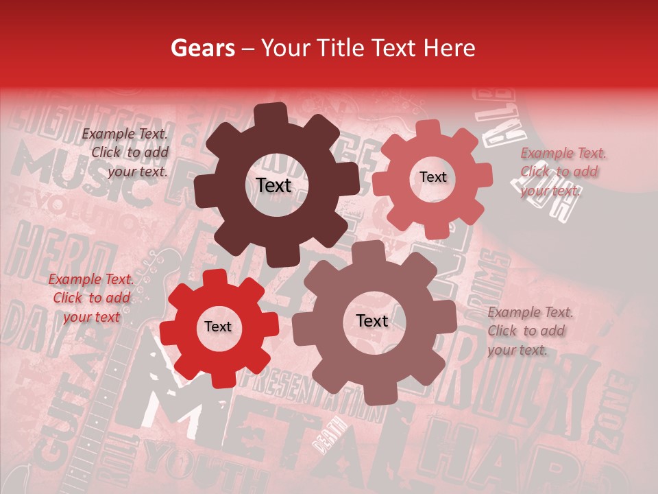 Table Boardroom Happy PowerPoint Template