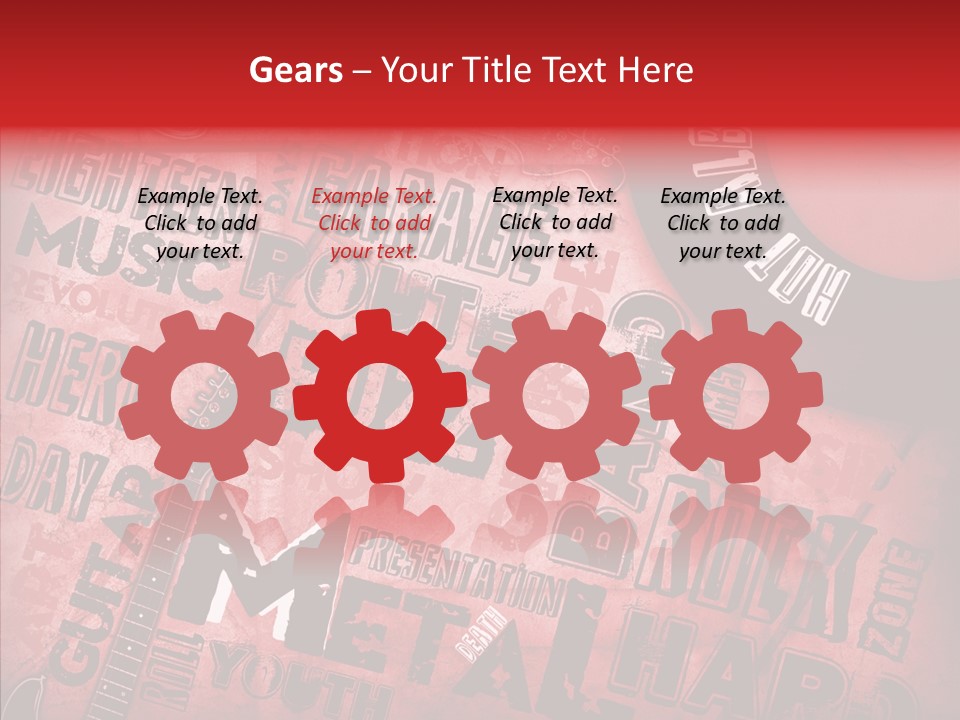 Table Boardroom Happy PowerPoint Template