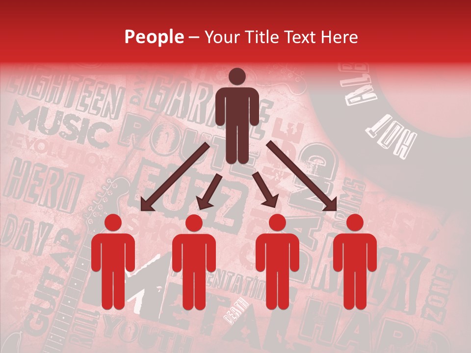 Table Boardroom Happy PowerPoint Template