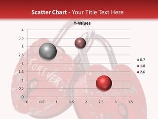 Padlock Lovers Clipping Path PowerPoint Template