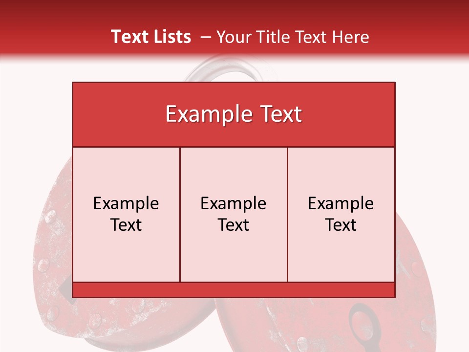 Padlock Lovers Clipping Path PowerPoint Template