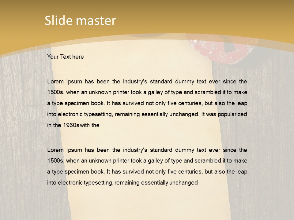 Red Forever Promise PowerPoint Template