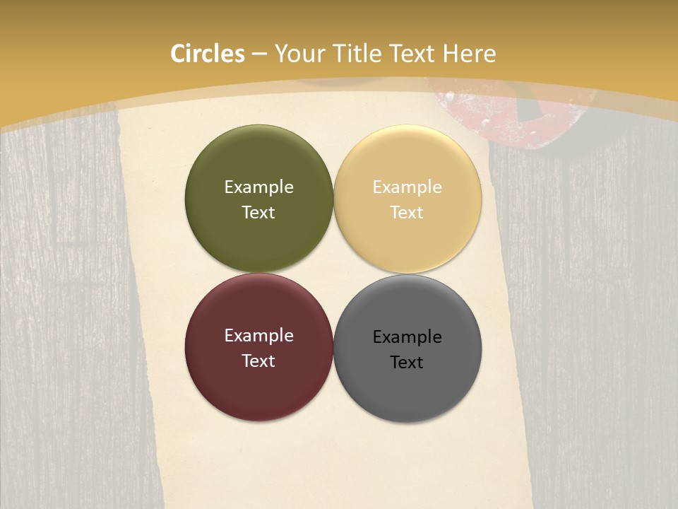 Red Forever Promise PowerPoint Template