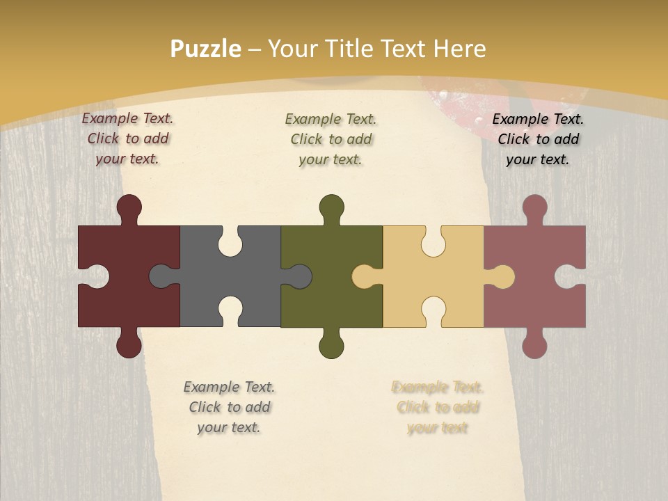 Red Forever Promise PowerPoint Template