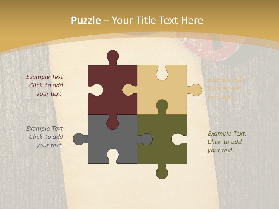 Red Forever Promise PowerPoint Template