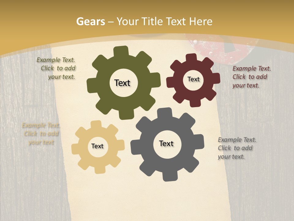 Red Forever Promise PowerPoint Template