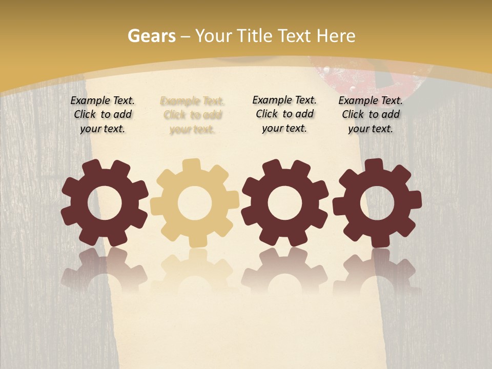 Red Forever Promise PowerPoint Template