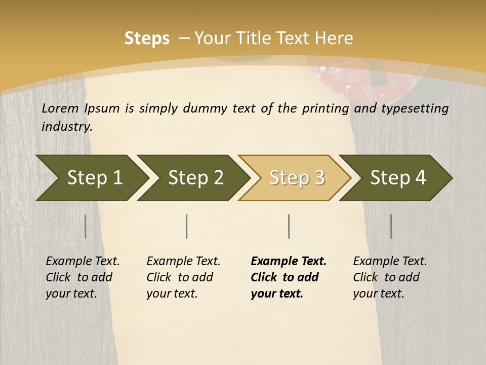 Red Forever Promise PowerPoint Template