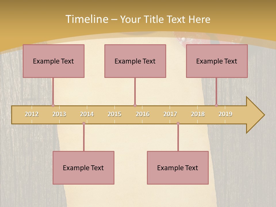 Red Forever Promise PowerPoint Template