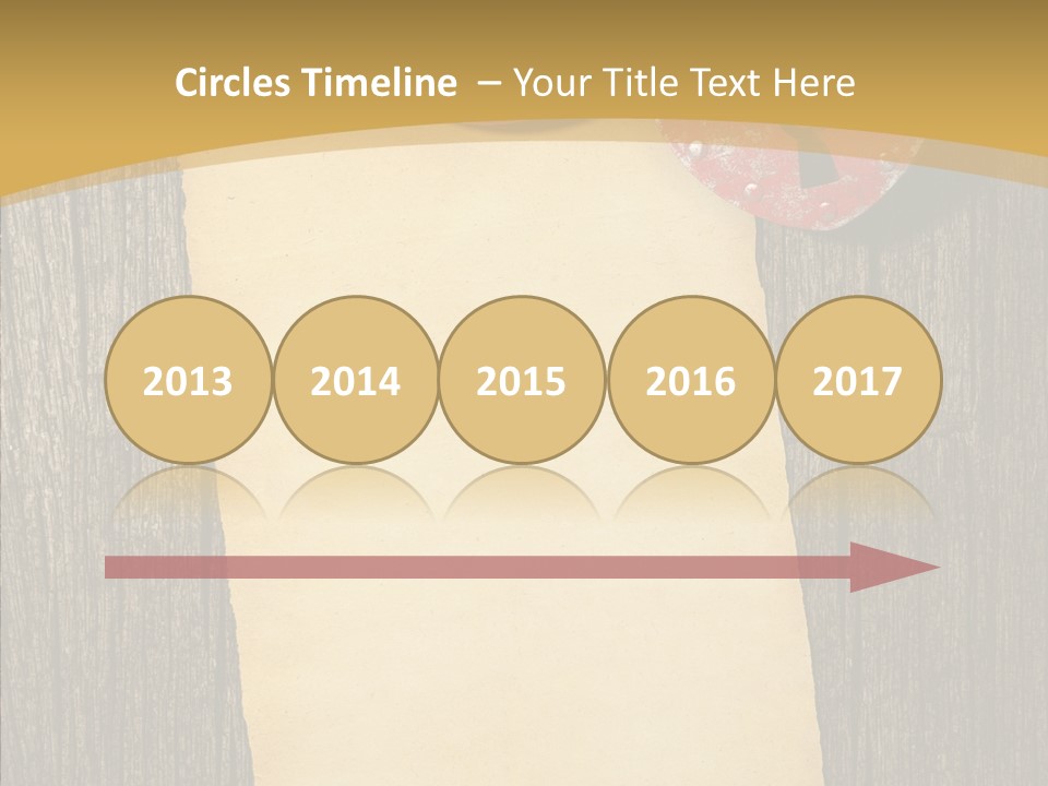 Red Forever Promise PowerPoint Template