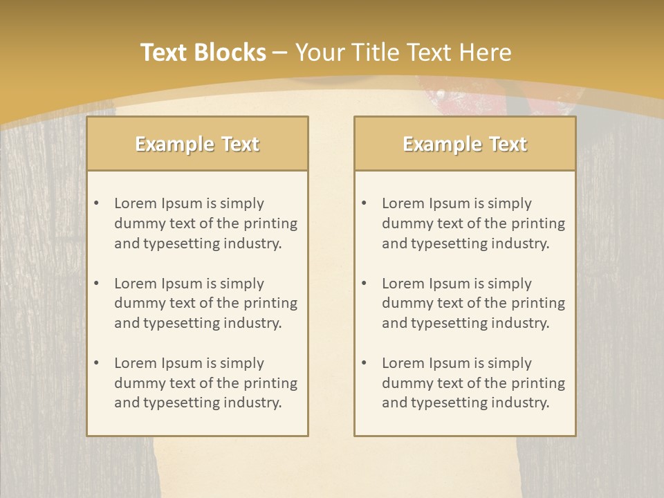 Red Forever Promise PowerPoint Template